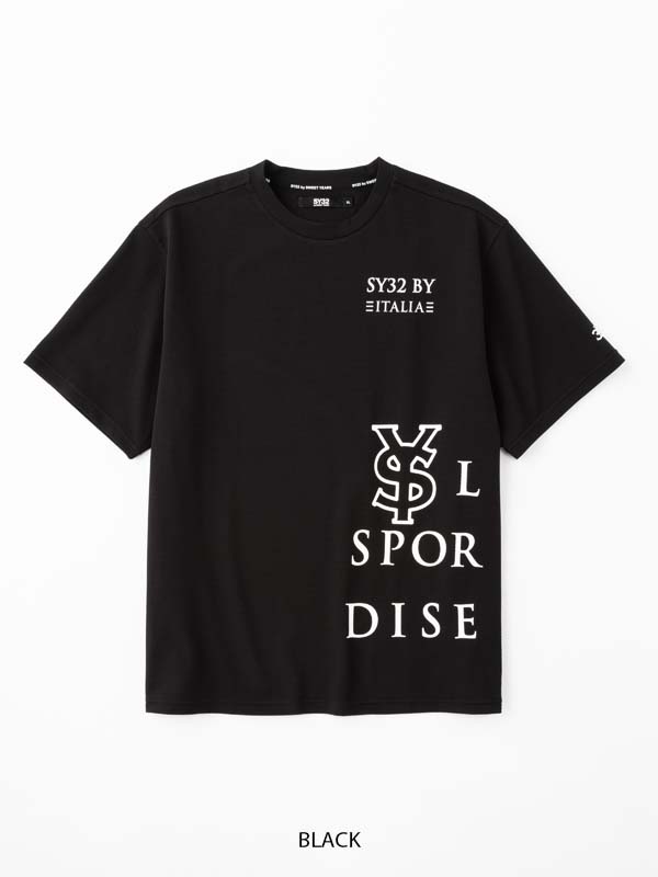UNEVEN SEPARATE GRAPHIC TEE