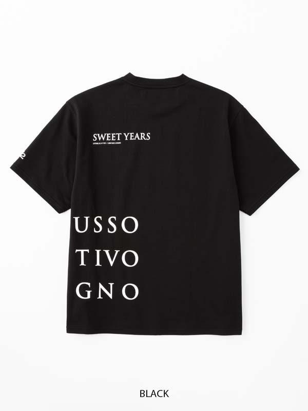 UNEVEN SEPARATE GRAPHIC TEE