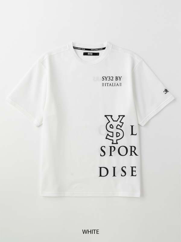 UNEVEN SEPARATE GRAPHIC TEE