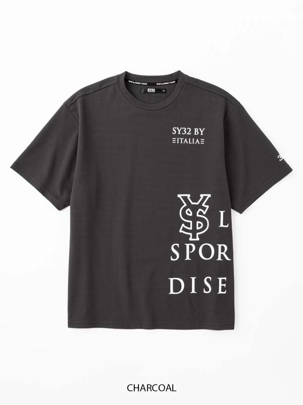 UNEVEN SEPARATE GRAPHIC TEE