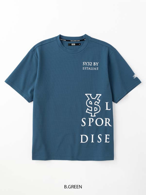 UNEVEN SEPARATE GRAPHIC TEE