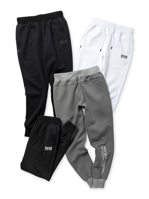 SY32 by SWEET YEARS - STRADDLE PRINT LONG PANTS / スウェット