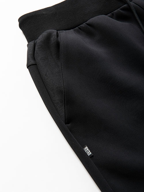 DOUBLE KNIT EMBOSS LOGO LONG PANTS