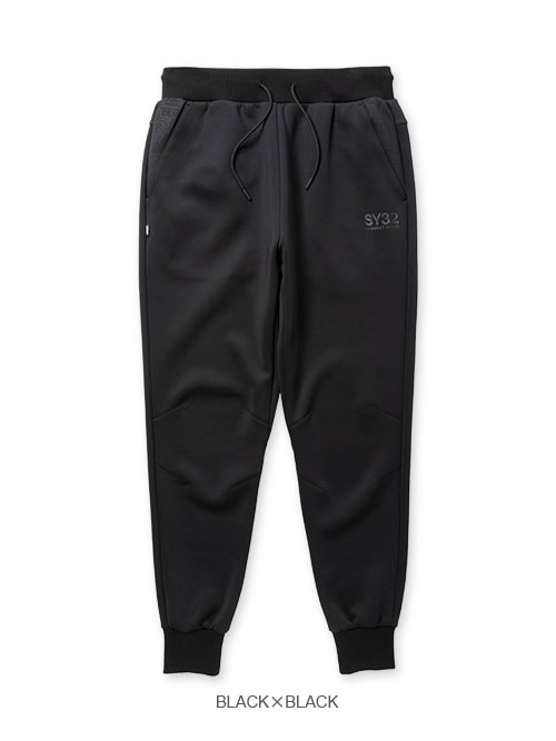 DOUBLE KNIT EMBOSS LOGO LONG PANTS