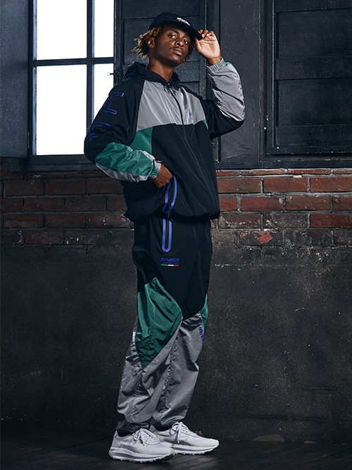 RETRO COLOR NYLON PANTS