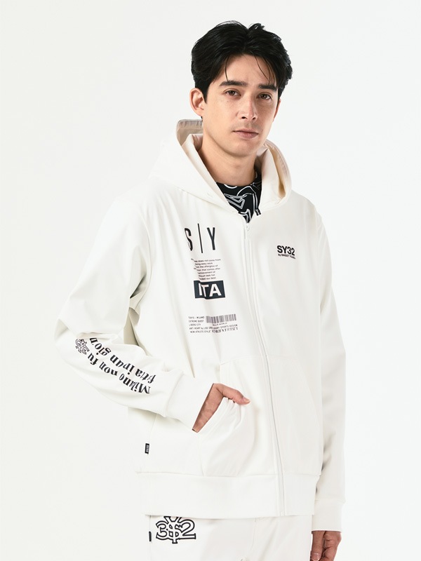 3 LAYER FLEECE LINING ZIP HOODIE