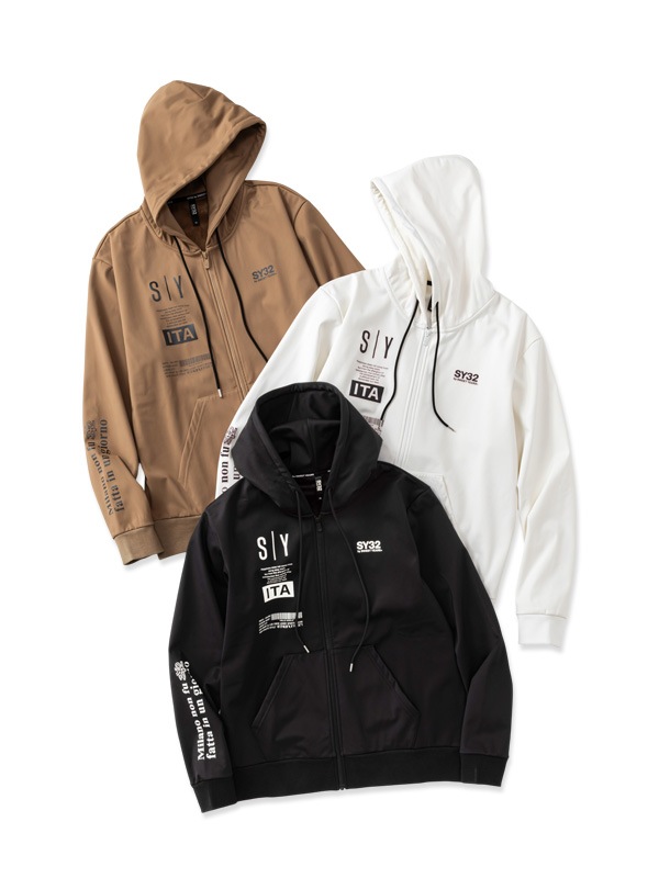 3 LAYER FLEECE LINING ZIP HOODIE