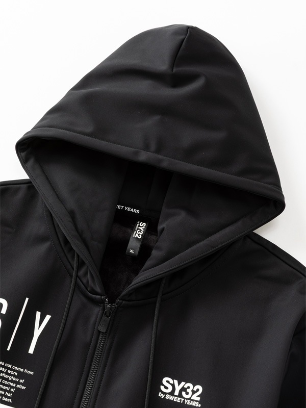 3 LAYER FLEECE LINING ZIP HOODIE
