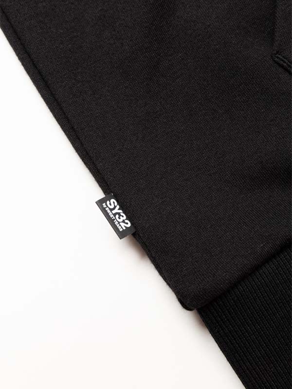 SERIF LOGO ZIP HOODIE