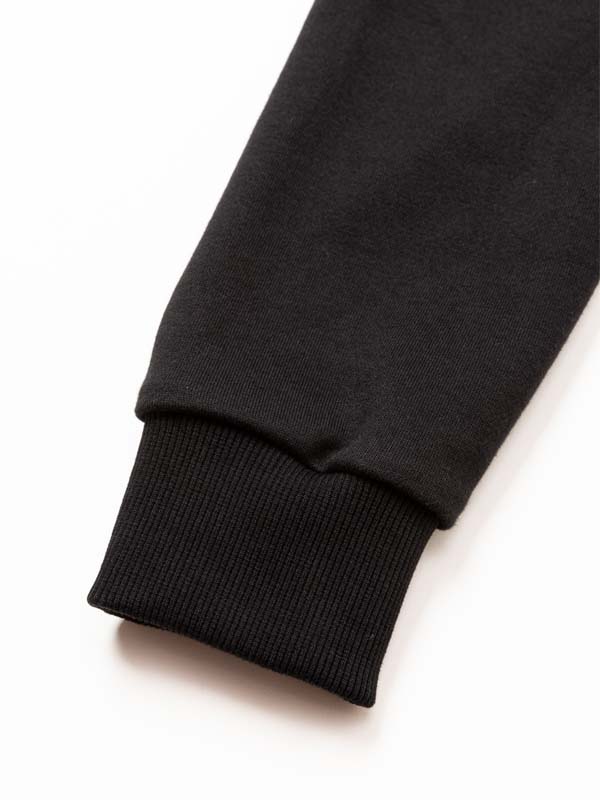 SERIF LOGO ZIP HOODIE