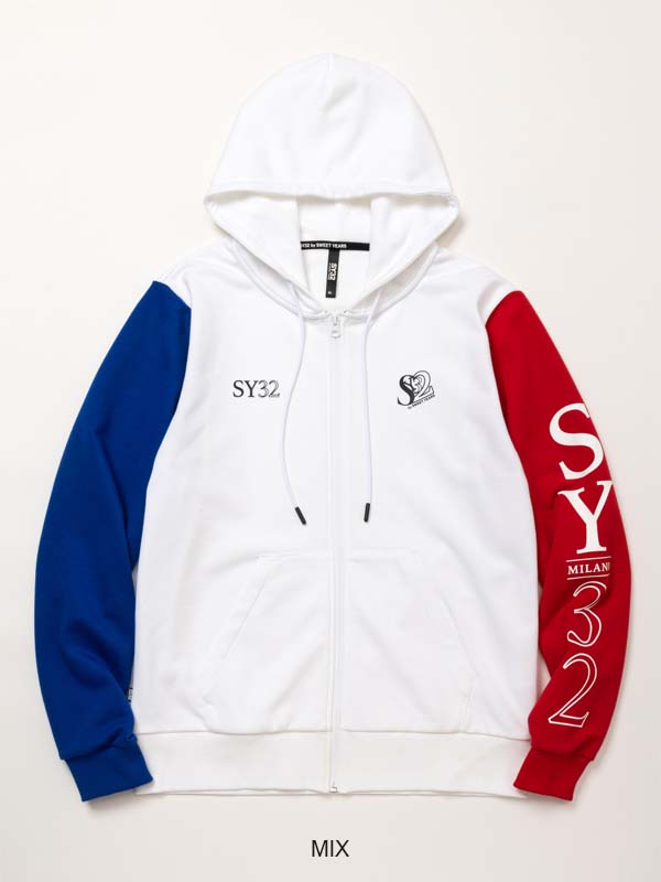 SERIF LOGO ZIP HOODIE | TOPS,HOODIES | 【公式】SY32 by SWEET