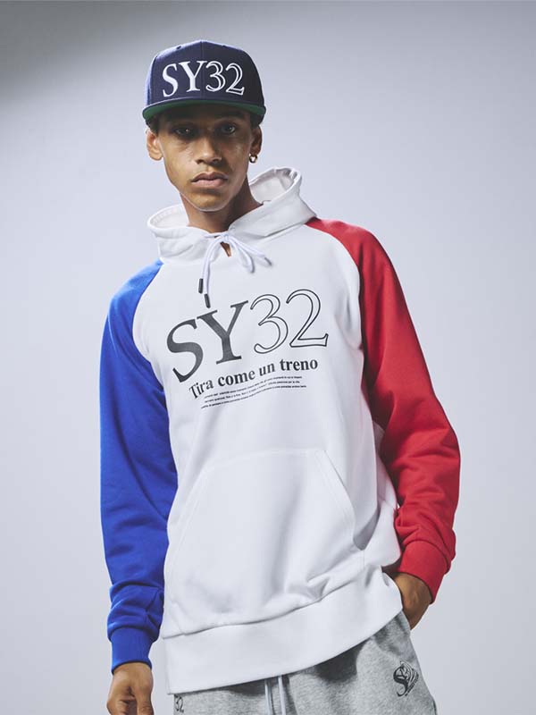 SERIF LOGO P/O HOODIE