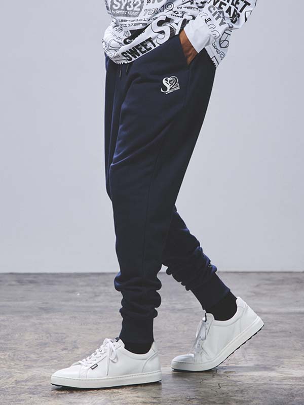SERIF LOGO SWEAT PANTS