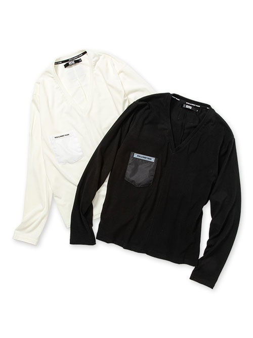 【WOMEN'S】LONG SLEEVE DEEP NECK T