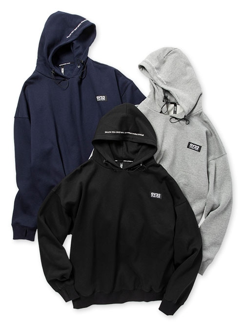 国内発送♪【SY32】NAME TAG BIG SILHOUETTE P/O HOODIE 3color NAME TAG BIG SILHOUETTE P/O HOODIE | TOPS | 【公式】SY32 by