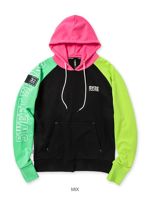 FLASH COLOR ARM LOGO P/O HOODIE