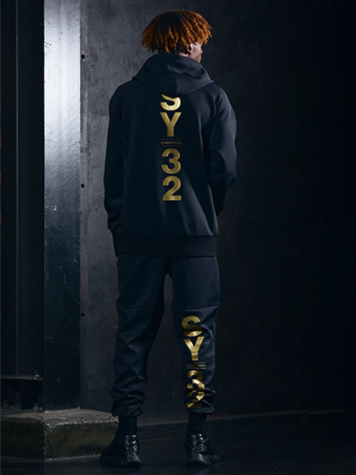 DOUBLE KNIT EMBOSS CAMO SHIELD LOGOP/O HOODIE