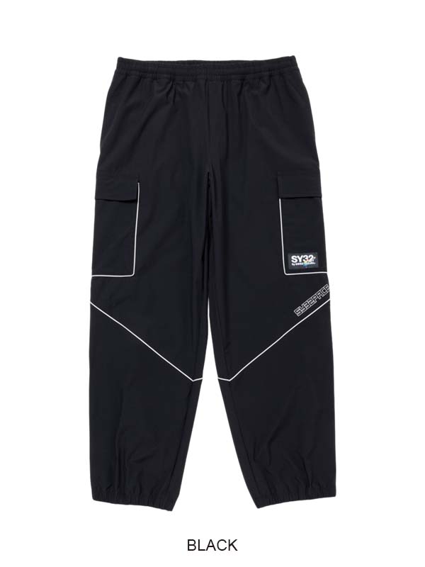 PIPING NYLON CARGOPANTS