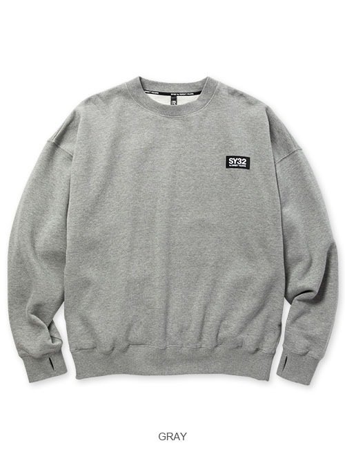 国内発送【SY32】NAME TAG BIG SILHOUETTE P/O CREW 3color NAME TAG BIG SILHOUETTE P/O CREW | ALL ITEMS | 【公式】SY32