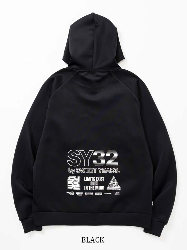 DOUBLE KNIT MULTI LOGO ZIP HOODIE | TOPS,HOODIES | 【公式】SY32 by
