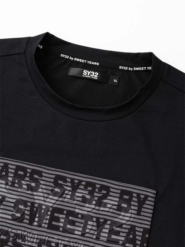 国内発送【SY32 】JACQUARD EMBOSS LOGO L/S TEE JACQUARD EMBOSS LOGO TEE | SEASON | 【公式】SY32 by SWEET