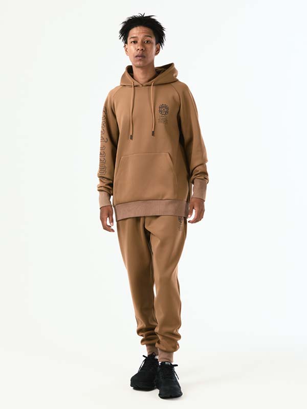 DOUBLE KNIT GOTHIC LOGO P/O HOODIE