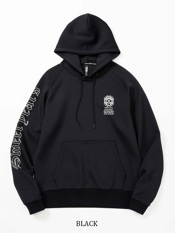 DOUBLE KNIT GOTHIC LOGO P/O HOODIE