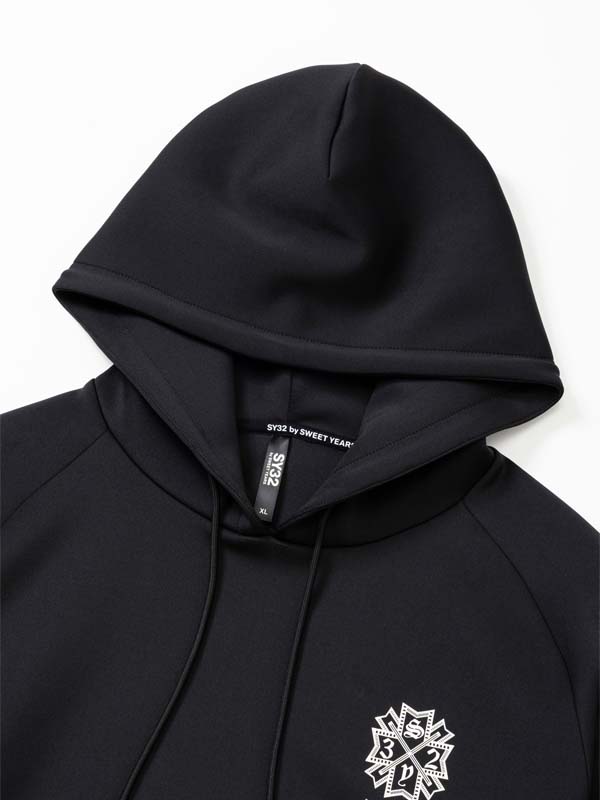 DOUBLE KNIT GOTHIC LOGO P/O HOODIE