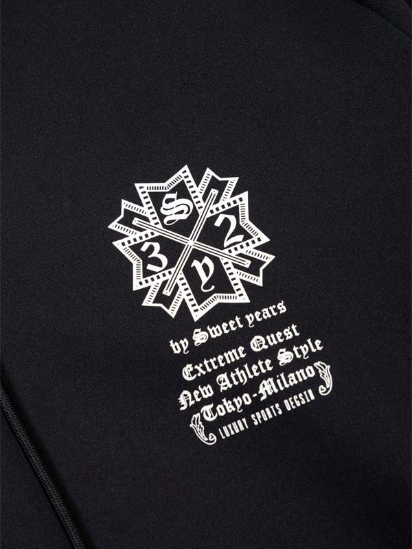 DOUBLE KNIT GOTHIC LOGO P/O HOODIE