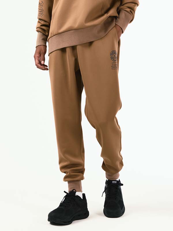 DOUBLE KNIT GOTHIC LOGO PANTS