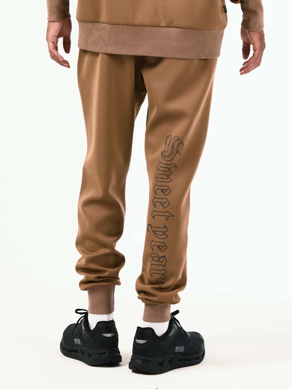 DOUBLE KNIT GOTHIC LOGO PANTS