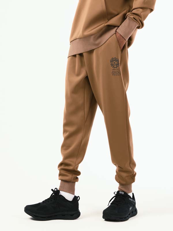 DOUBLE KNIT GOTHIC LOGO PANTS