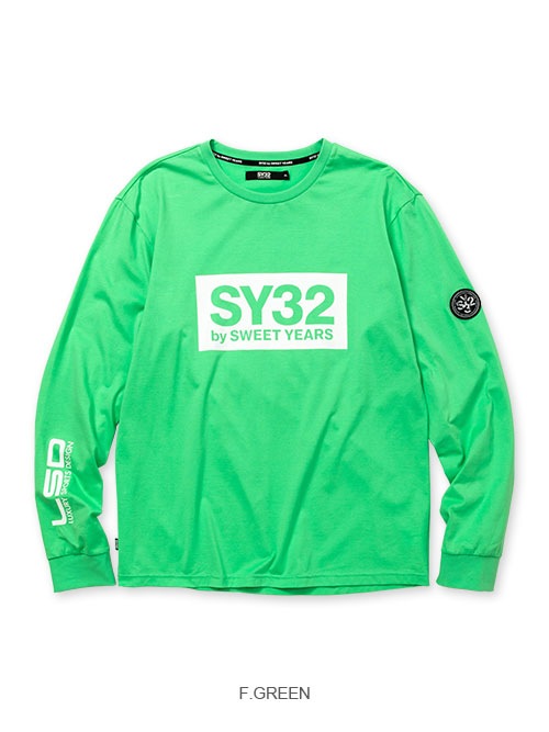 FLASH COLOR BOX LOGO L/S TEE