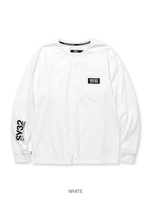【SY32】EMBROIDERY BASIC LOG TEE 送料込み EMBROIDERY BASIC LOG L/S TEE | SEASON | 【公式】SY32 by