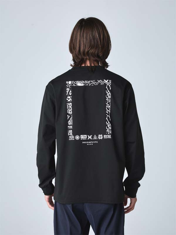 32 BACK PRINT L/S TEE