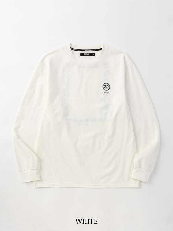 32 BACK PRINT L/S TEE