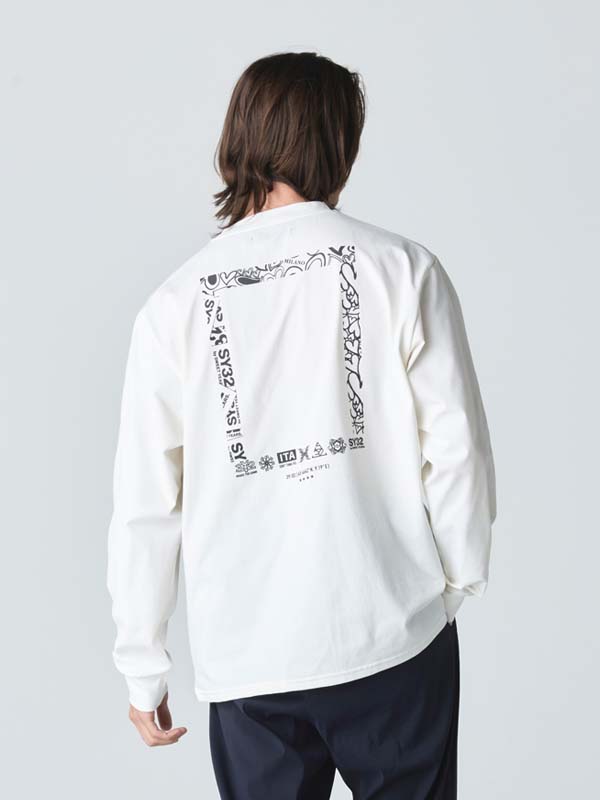 32 BACK PRINT L/S TEE