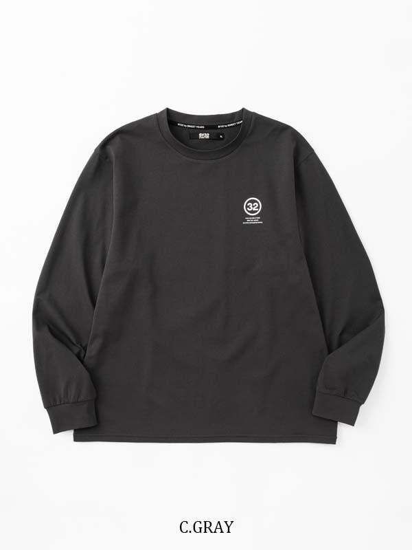 32 BACK PRINT L/S TEE