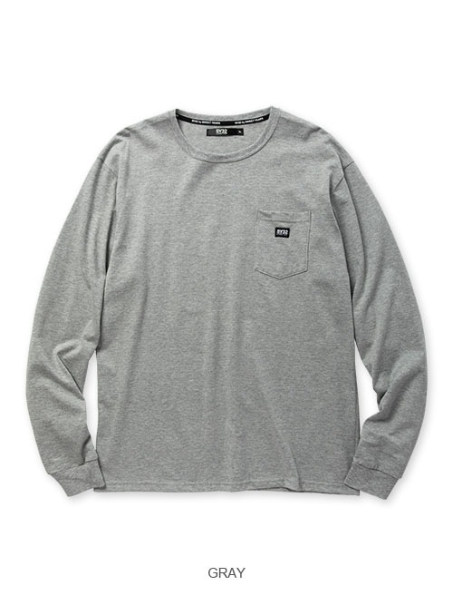 BACKPRINT POCKET L/S TEE
