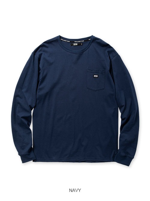 BACKPRINT POCKET L/S TEE