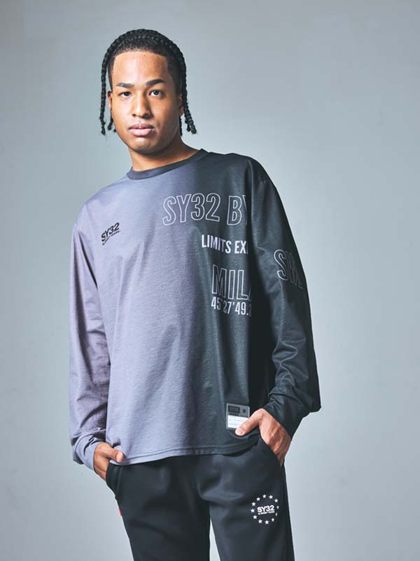 GRADATION LOGO L/S TEE