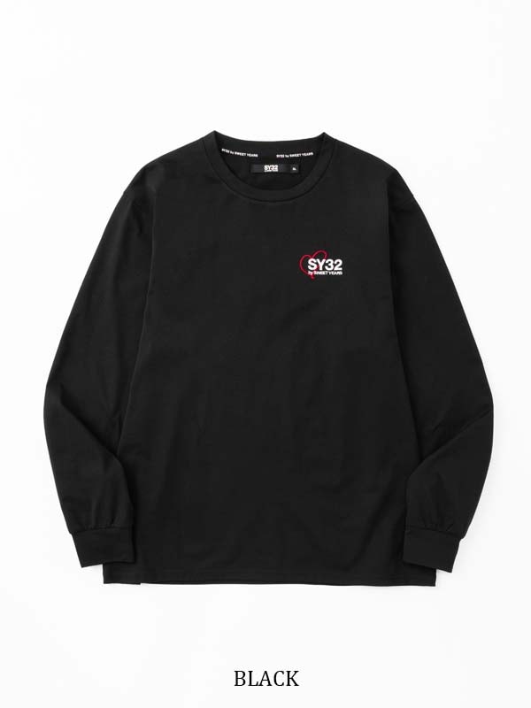 HEART MIX LOGO L/S TEE