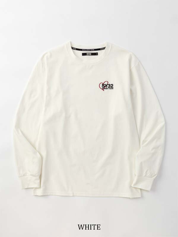 HEART MIX LOGO L/S TEE