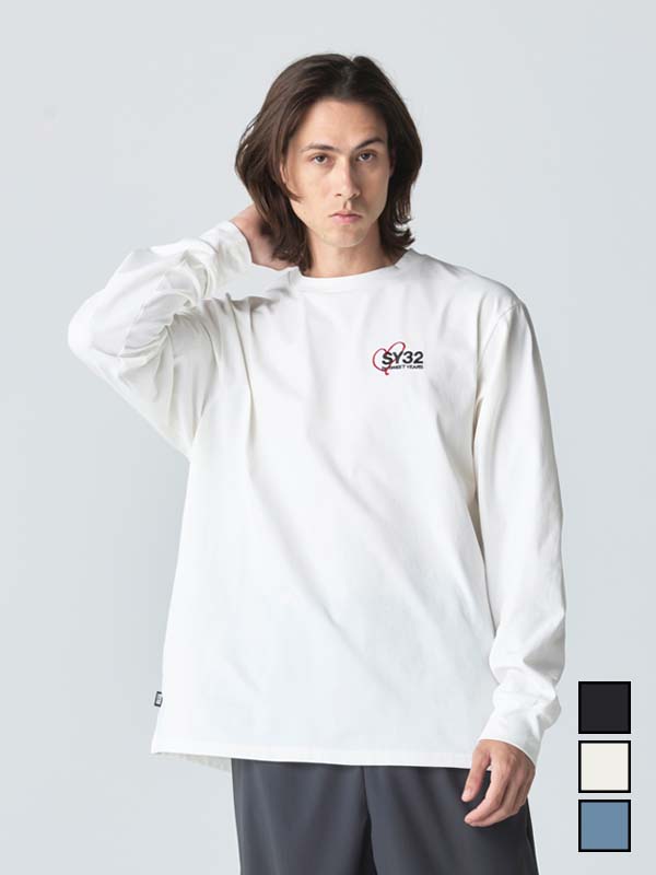 HEART MIX LOGO L/S TEE