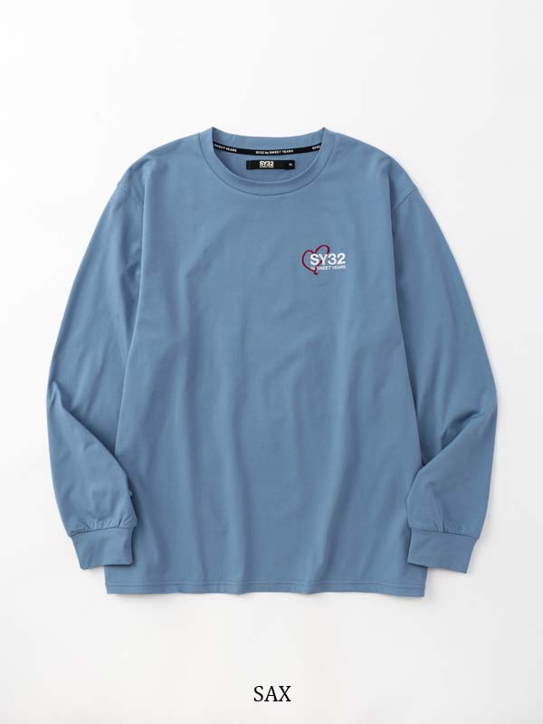 HEART MIX LOGO L/S TEE