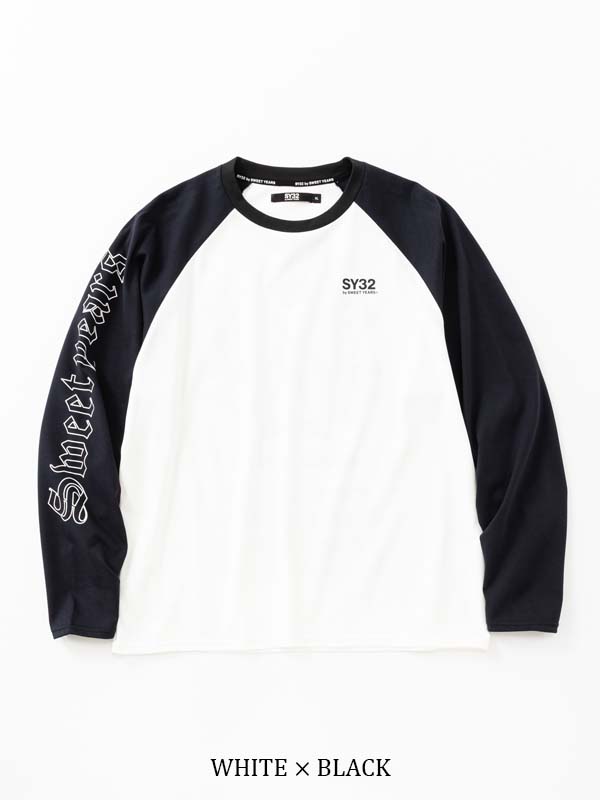 RAGLAN SLEEVE CROSS L/S TEE