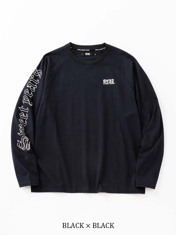 RAGLAN SLEEVE CROSS L/S TEE