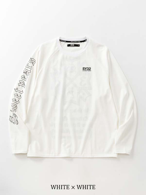 RAGLAN SLEEVE CROSS L/S TEE