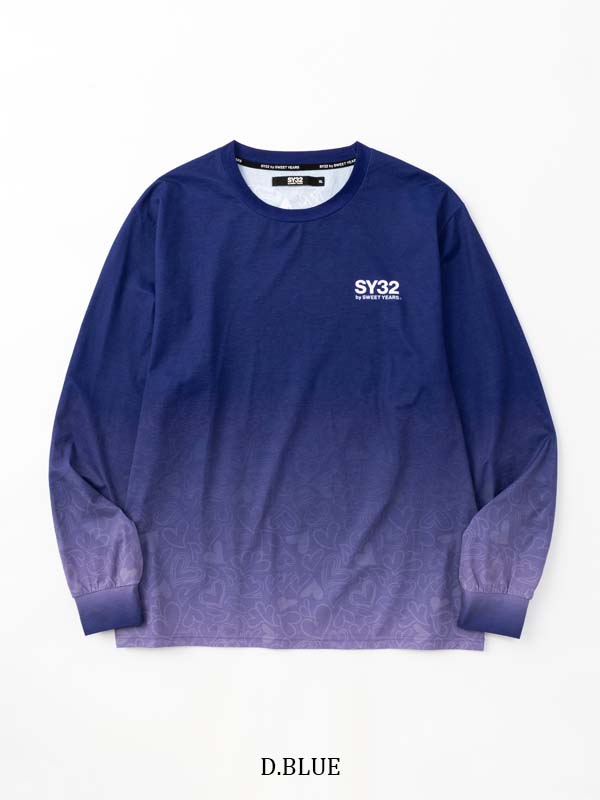 HEART GRADATION L/S TEE