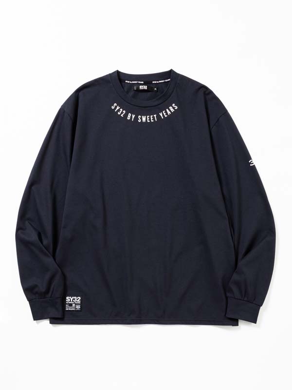 NECK ROUND PRINT L/S TEE